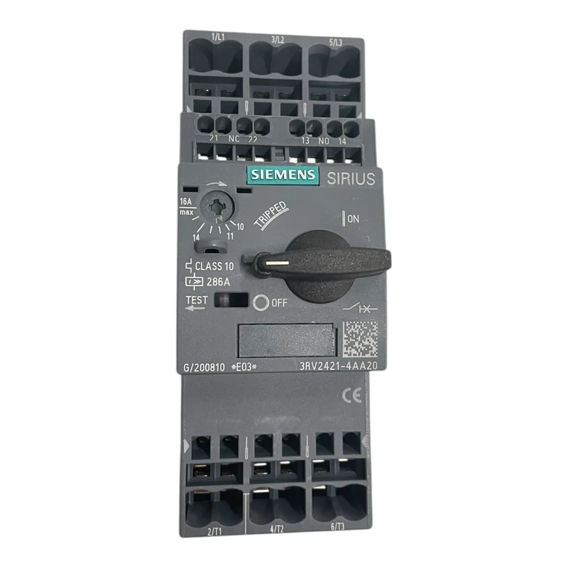 Siemens Leistungsschalter Baugröße S0 für den Trafoschutz 10...16A 3RV2421-4AA20