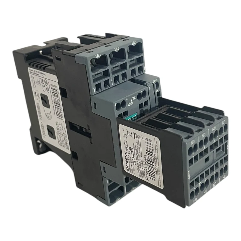 Siemens Leistungsschütz mit Hilfskontaktblock 3RT2024-2BB40 3RH2911-2FA40