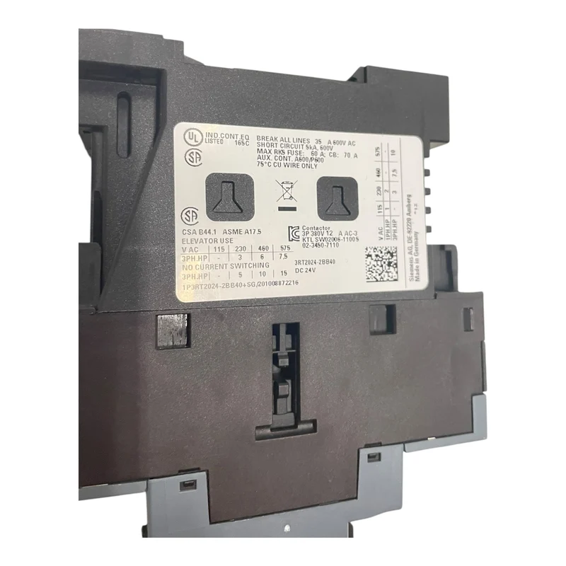 Siemens Leistungsschütz mit Hilfskontaktblock 3RT2024-2BB40 3RH2911-2FA40