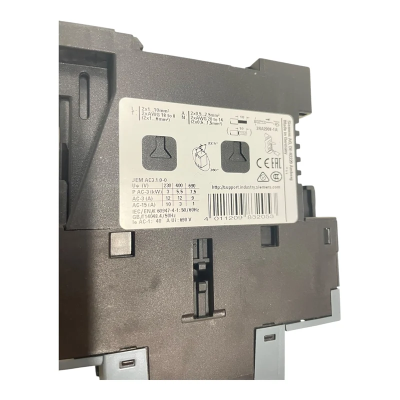 Siemens Leistungsschütz mit Hilfskontaktblock 3RT2024-2BB40 3RH2911-2FA40