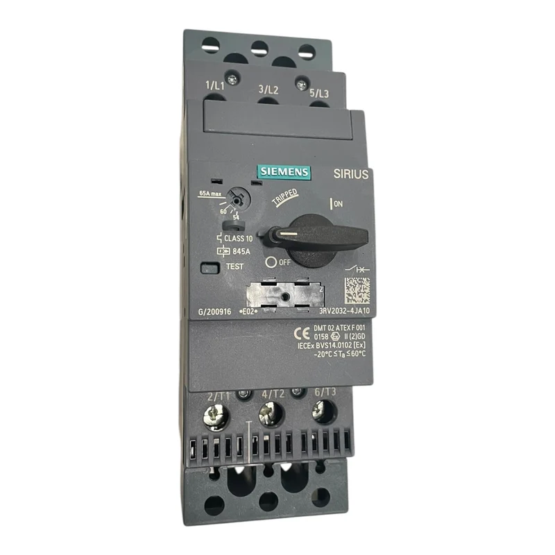 Siemens Leistungsschalter Baugröße S2 für den Motorschutz 54...65A 3RV2032-4JA10