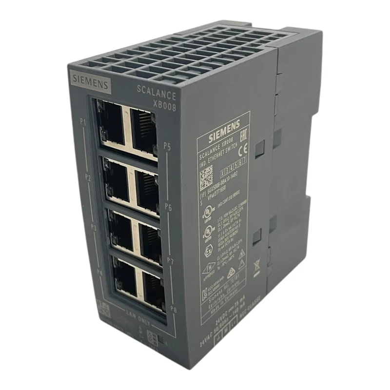 Siemens SCALANCE XB008 Industrial Ethernet Switch 6GK5008-0BA10-1AB2 Industrie