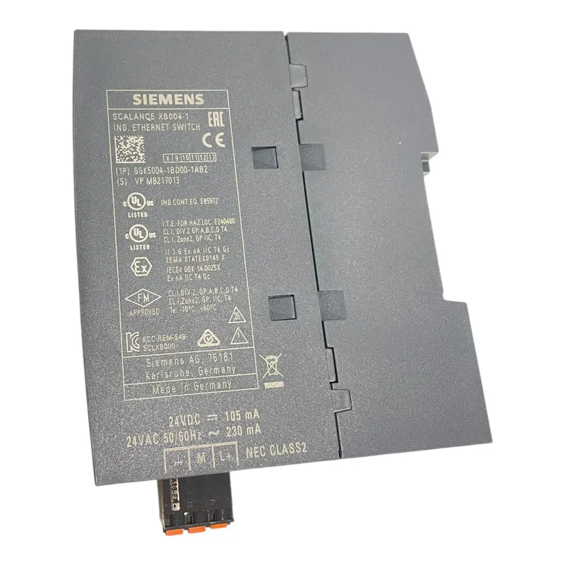 Siemens SCALANCE XB004-1 Ethernet Switch für 6GK5004-1BD00-1AB2 für Industrie