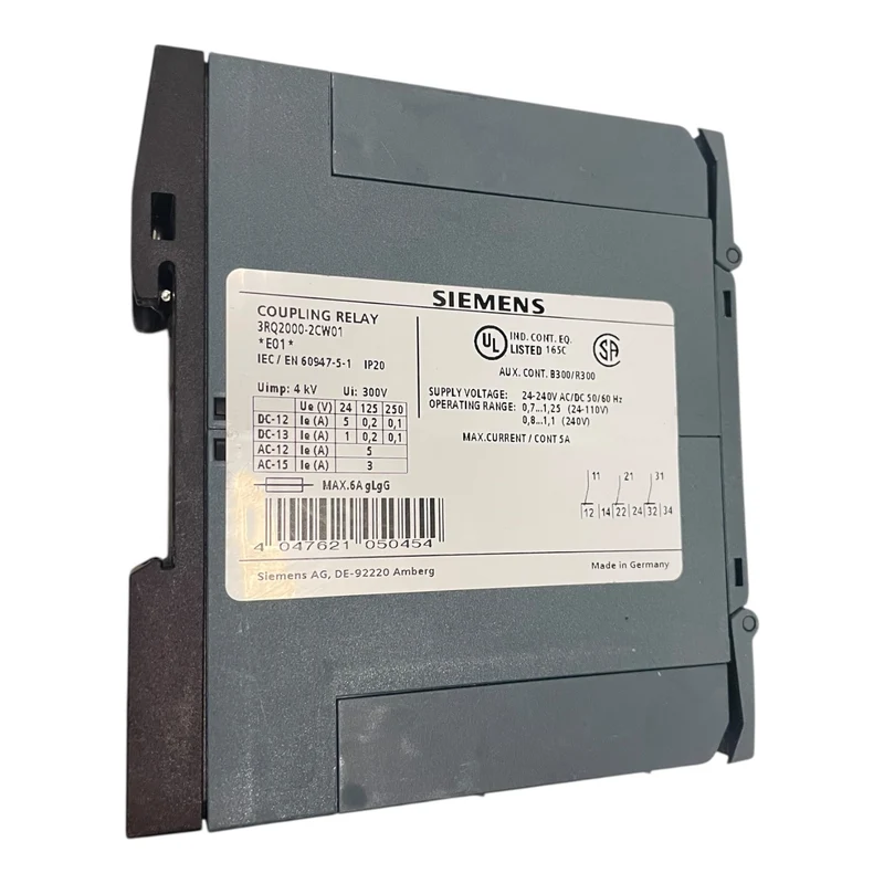 Siemens SIRIUS Koppelrelais 3RQ2000-2CW01 Koppelrelais von Siemens für Industrie