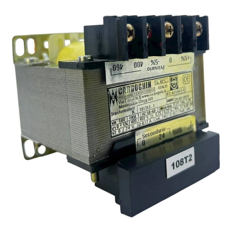 Carbognin Transformator 100 VA 181313.1 Transformator von Carbognin Industrie
