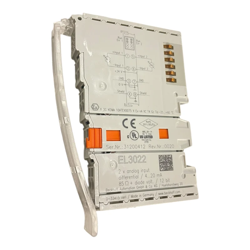 Beckhoff EtherCAT-Klemme 2-Kanal-Analog-Eingang EL3022 für die Industrie