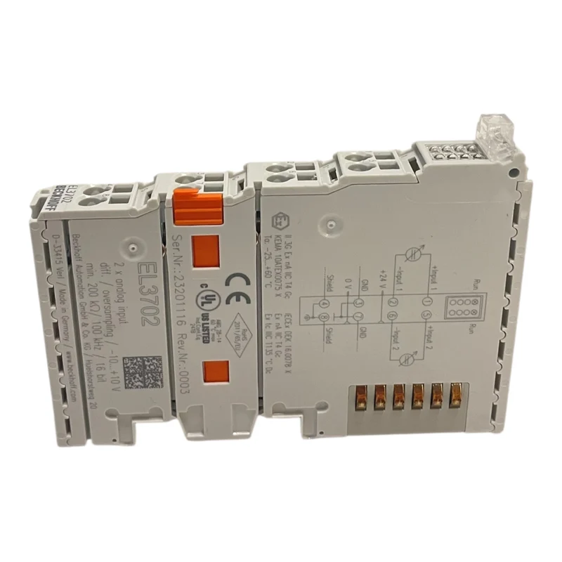 Beckhoff EtherCAT-Klemme 2-Kanal-Analog-Eingang EL3702 für die Industrie