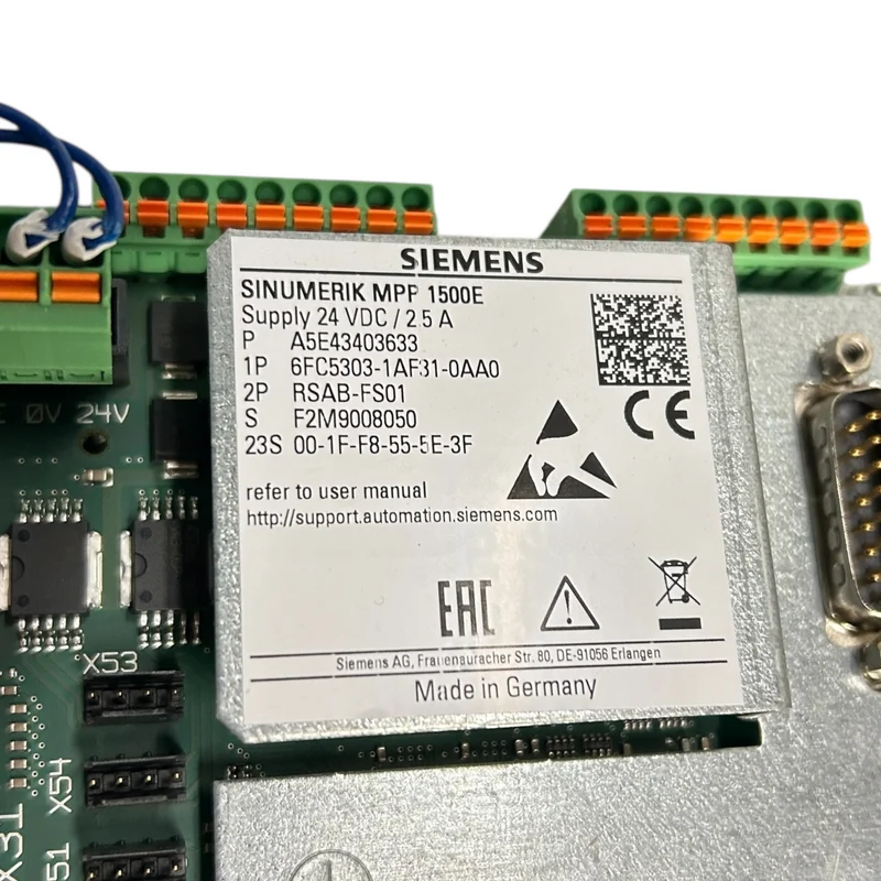 Siemens SINUMERIK MPP 1500E Push Button Panel 6FC5303-1AF31-0AA0 Industrie
