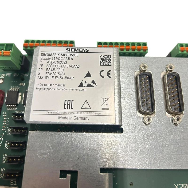 Siemens SINUMERIK MPP 1500E Push Button Panel 6FC5303-1AF31-0AA0 Industrie