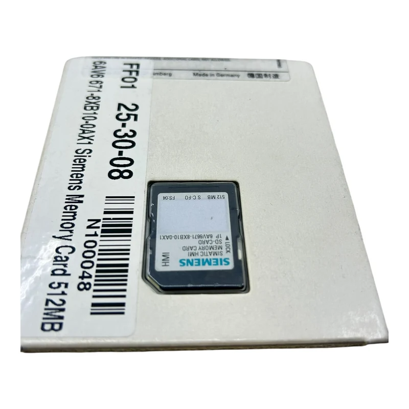 Siemens Simatic Speicherkarte 512MB 6AV6671-8XB10-0AX1 Speicherkarte 512MB