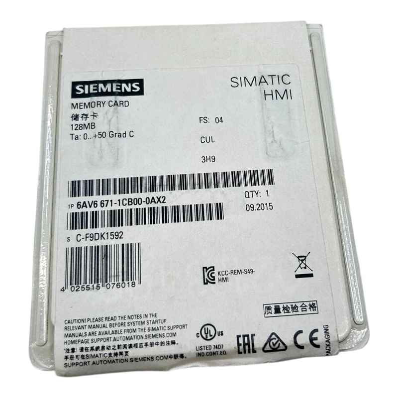 Siemens Simatic Speicherkarte 128MB 6AV6671-1CB00-0AX2 Speicherkarte Industrie