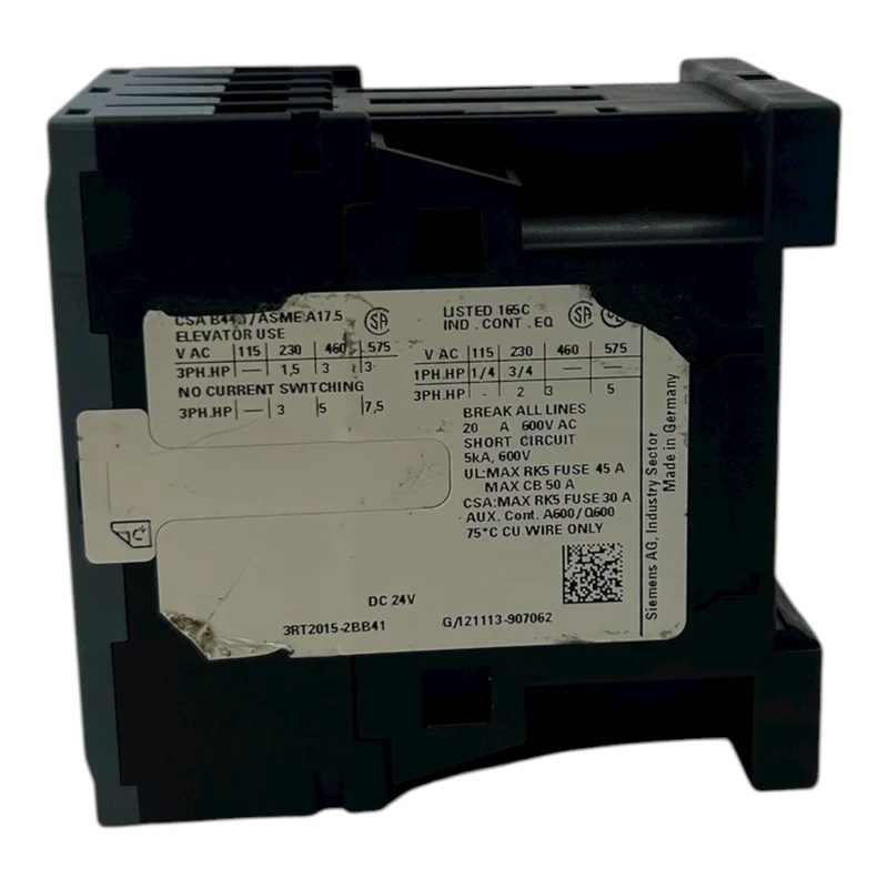 Siemens Leistungsschütz 24V DC 3RT2015-2BB41 Leistungsschütz von Siemens
