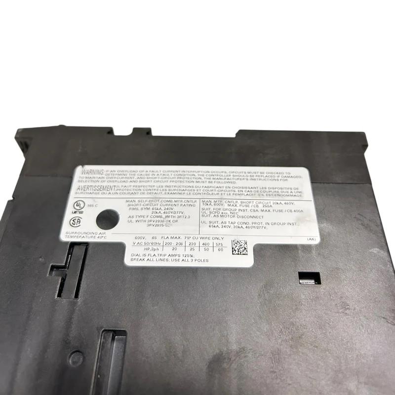 Siemens Leistungsschalter Motorschutz 54 -65A 3RV2031-4JA10 Leistungsschalter