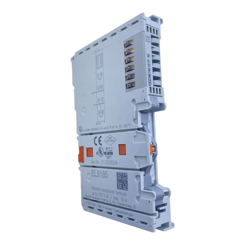 Beckhoff EtherCAT-Klemme Potenzialverteilung 4 x 24 V DC 4 x 0 V DC EL9185