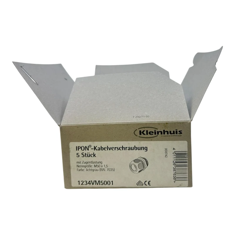 Kleinhuis IPON®-Kabelverschraubung M50x1,5 1234VM5001 VE: 5stk für die Industrie