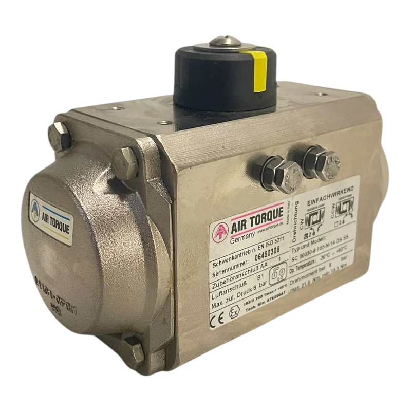 Air Torque Schwenkantrieb einfachwirkend SC00030-6 F05-N-14 DS SS für Industrie