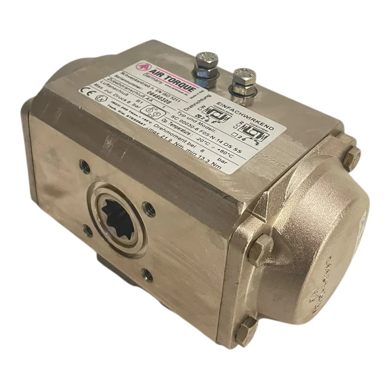 Air Torque Schwenkantrieb einfachwirkend SC00030-6 F05-N-14 DS SS für Industrie