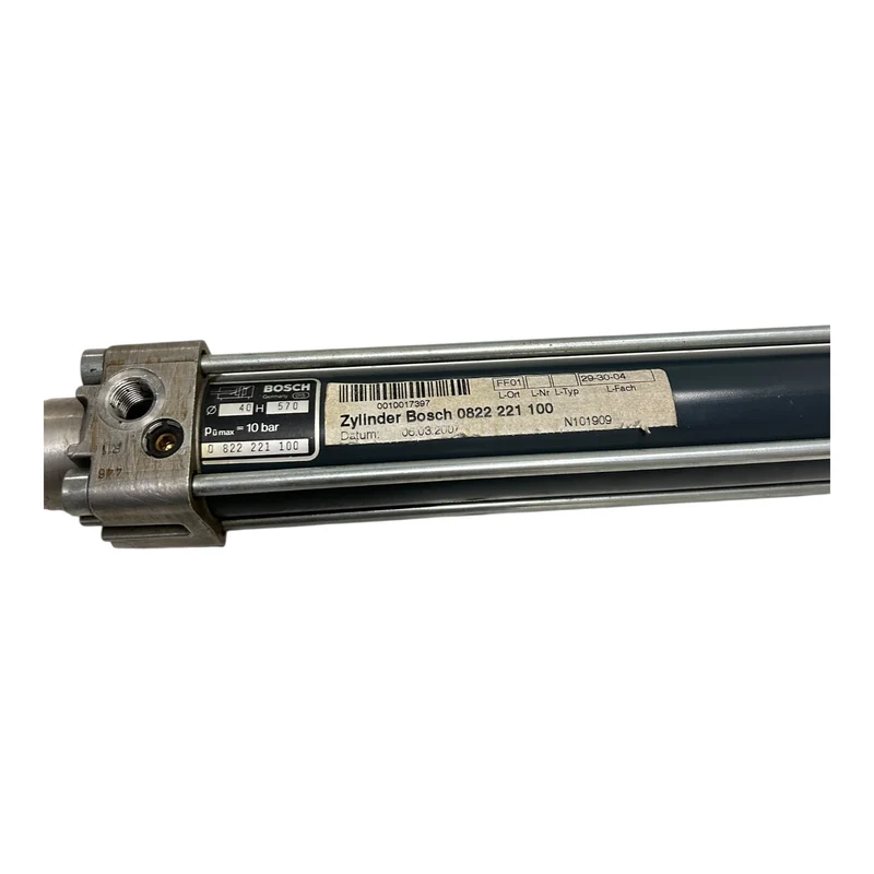 Bosch Pneumatikzylinder Zylinder Ø40 H:570 10bar 0822221100 Pneumatikzylinder