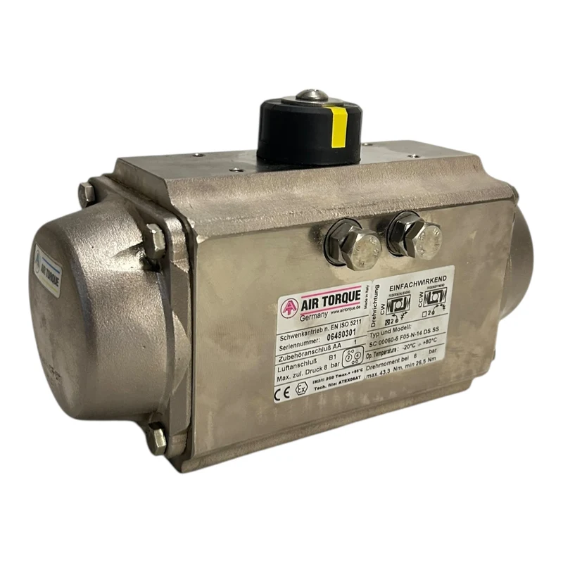 Air Torque Schwenkantrieb einfachwirkend SC00060-6F05-N-14DSSS Schwenkantrieb