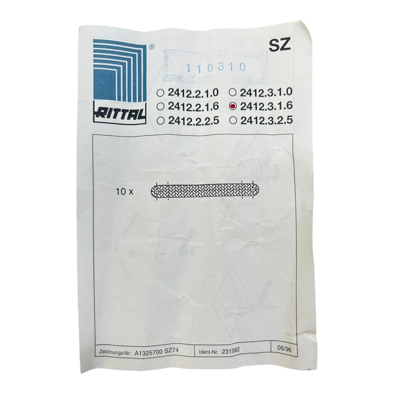 Rittal Flachband Erder 300mm SZ2412.3.1.6 VE: 10stk Flachband Erder von Rittal