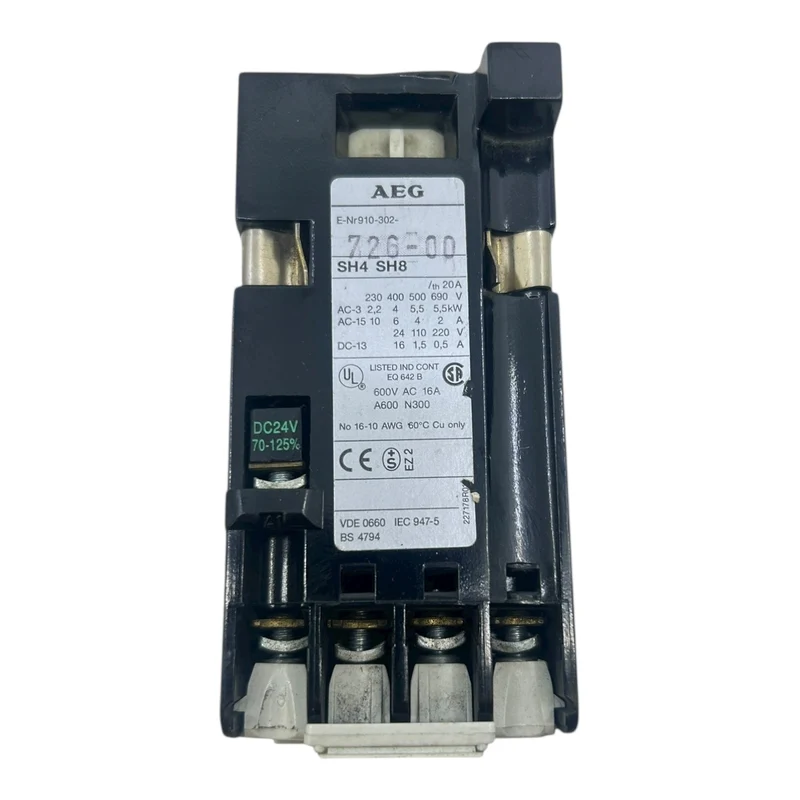 AEG Schütz 24V DC SH4SH8 Schütz von AEG für den Industriellen Gebrauch