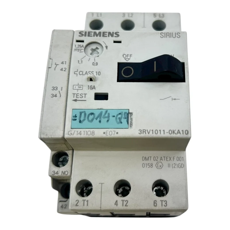 Siemens Leistungsschalter 3RV1011-0KA10 Leistungsschalter von Siemens Industrie