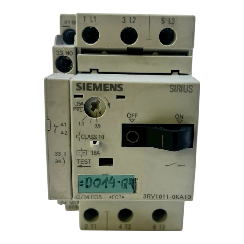 Siemens Leistungsschalter 3RV1011-0KA10 Leistungsschalter von Siemens Industrie