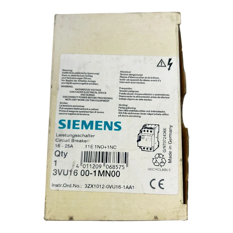 Siemens Leistungsschutzschalter 3VU1600-1MN00 Leistungsschutzschalter Siemens