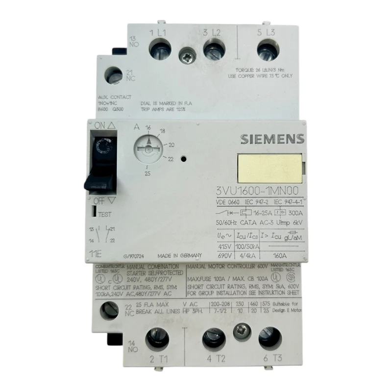 Siemens Leistungsschutzschalter 3VU1600-1MN00 Leistungsschutzschalter Siemens