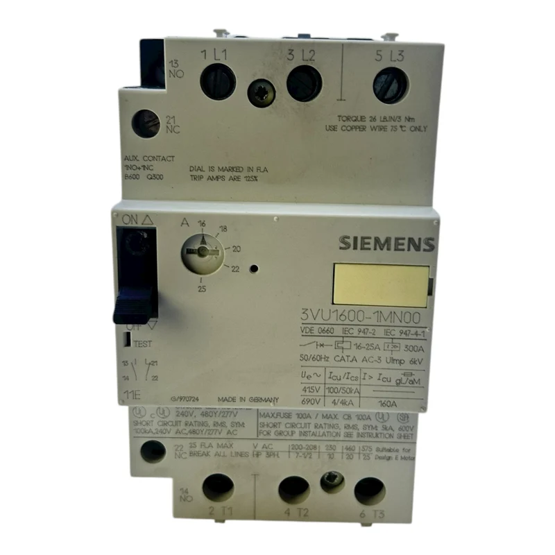 Siemens Leistungsschutzschalter 3VU1600-1MN00 Leistungsschutzschalter Siemens