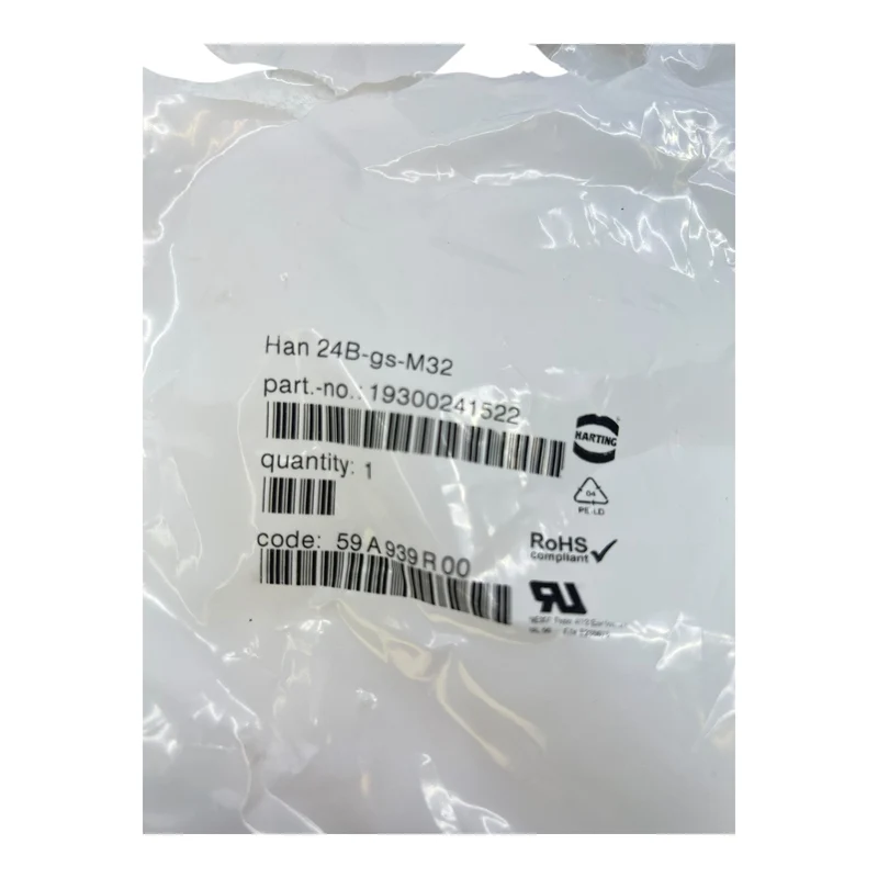 Harting Tüllengehäuse HAN24B-gs-M32 19300241522 Tüllengehäuse von Harting