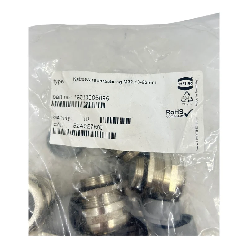 Harting Kabelverschraubung M32 13-25mm 19000005095 Kabelverschraubung VE: 10 Stk