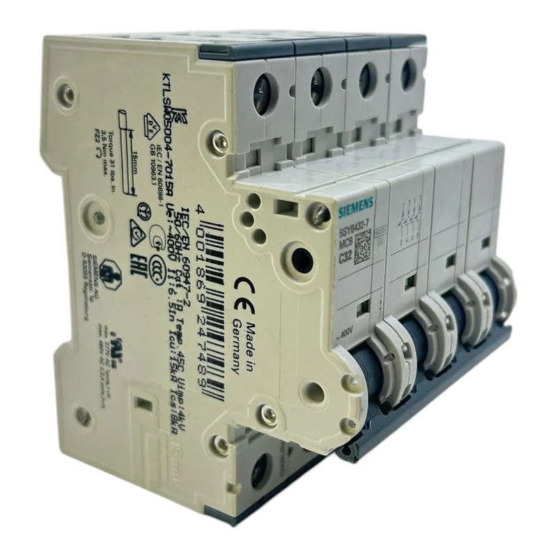 Siemens Leistungsschalter 400V 4-polig 5SY6432-7 Leistungsschalter von Siemens