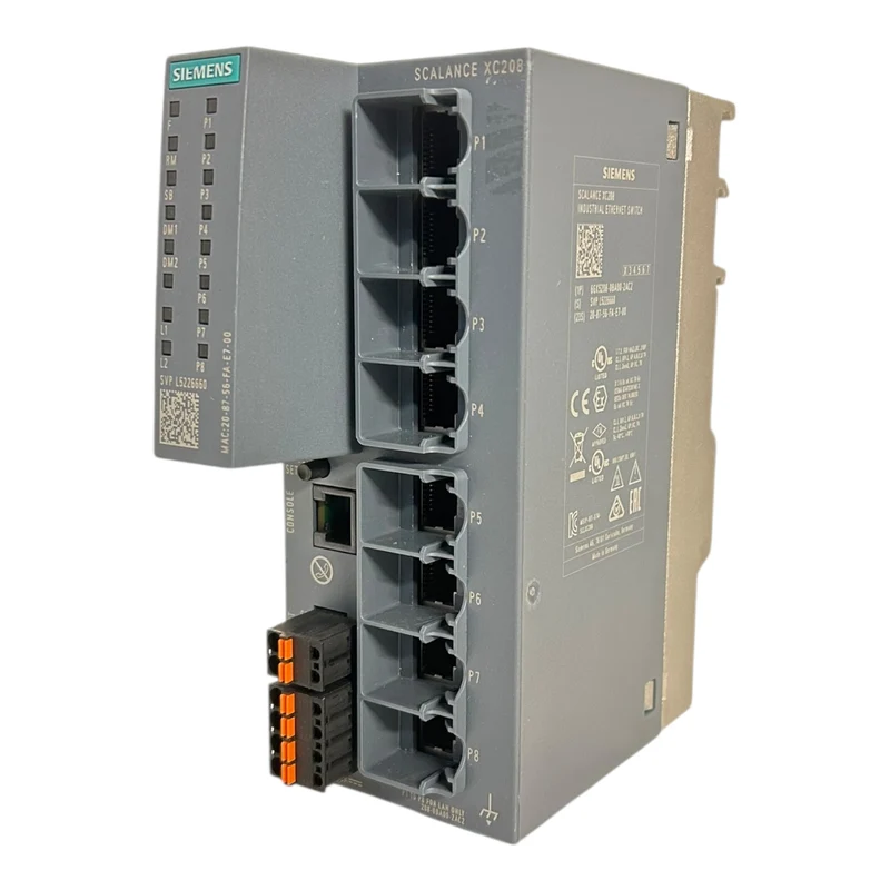 Siemens SCALANCE XC208 Ethernet Switch 6GK5208-0BA00-2AC2 für die Industrie