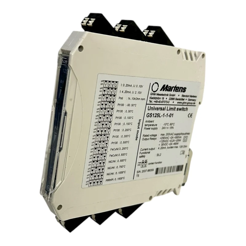 Senseca Grenzwertschalter GS125L-1-1-01 Grenzwertschalter von Senseca Industrie