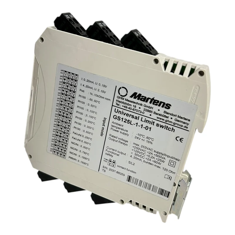 Senseca Grenzwertschalter GS125L-1-1-01 Grenzwertschalter von Senseca Industrie