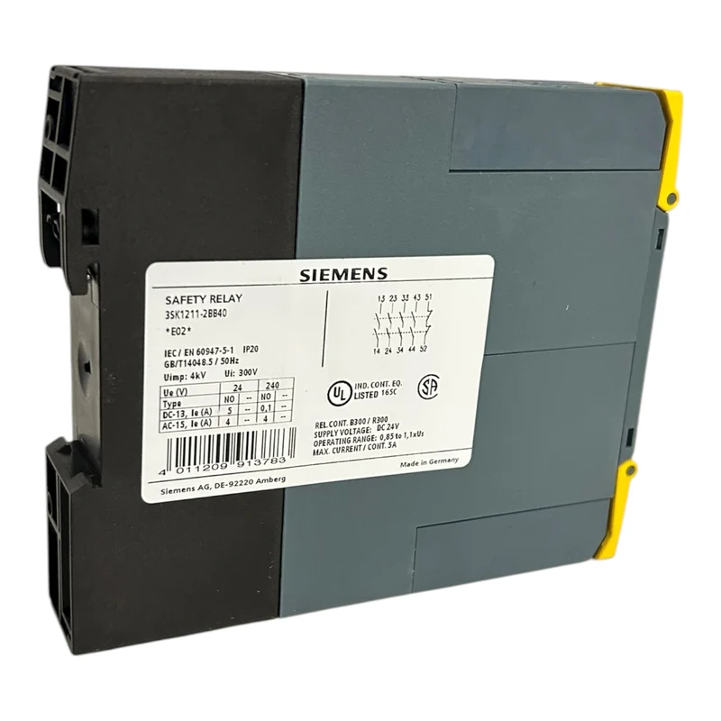 Siemens SIRIUS Sicherheitsschaltgerät 24VDC 3SK1211-2BB40 für die Industrie