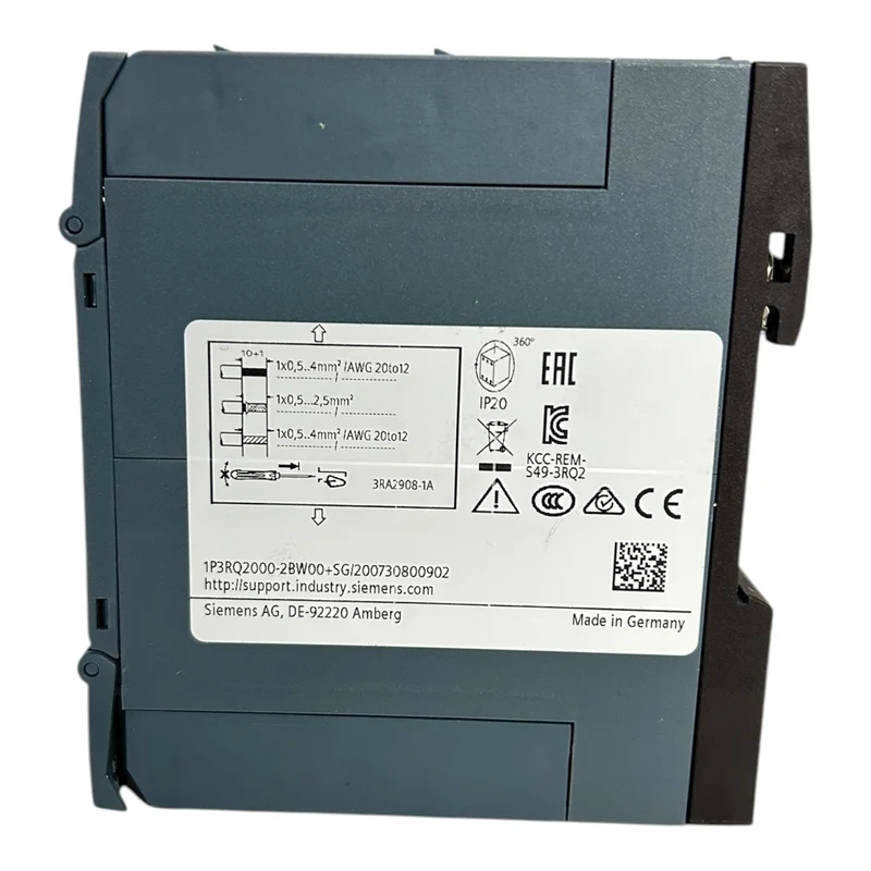 Siemens Koppelrelais 2 Wechsler Federzug AC/DC 24 V bis 240 V 3RQ2000-2BW00