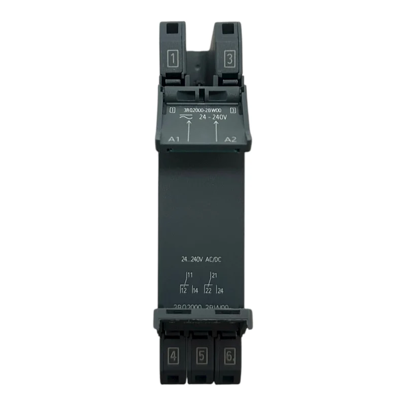 Siemens Koppelrelais 2 Wechsler Federzug AC/DC 24 V bis 240 V 3RQ2000-2BW00