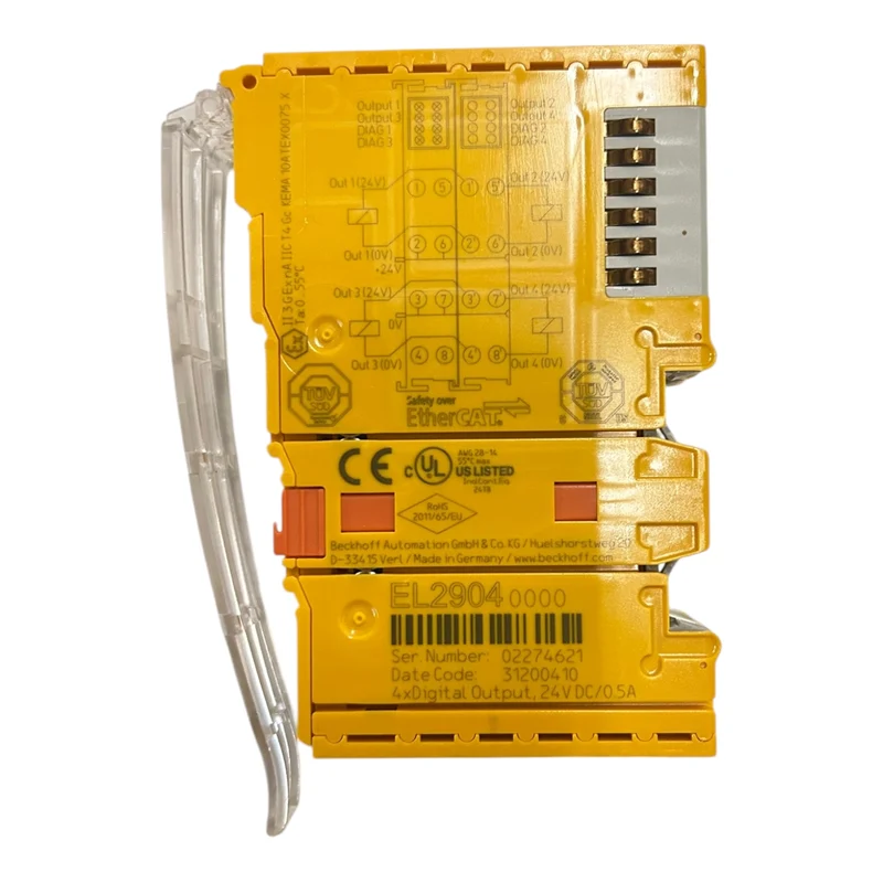Beckhoff EtherCAT-Klemme EL2904 24 V DC 0,5 A TwinSAFE EL2904