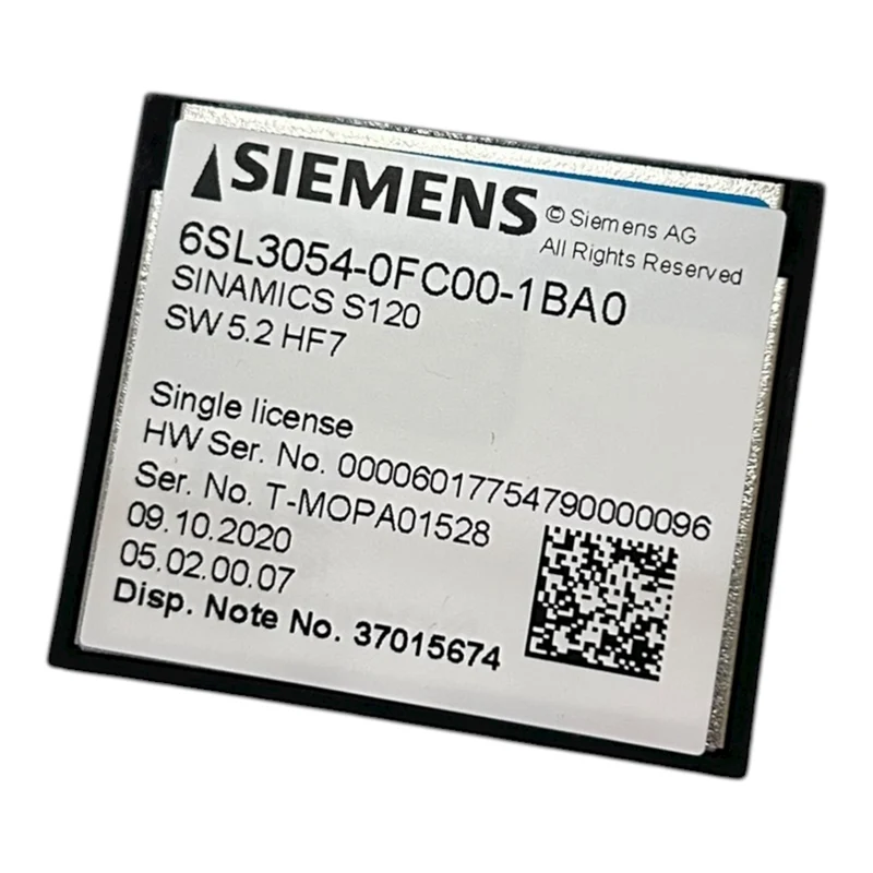 Siemens SINAMICS Speicherkarte 6SL3054-0FC00-1BA0 Speicherkarte für Industrie