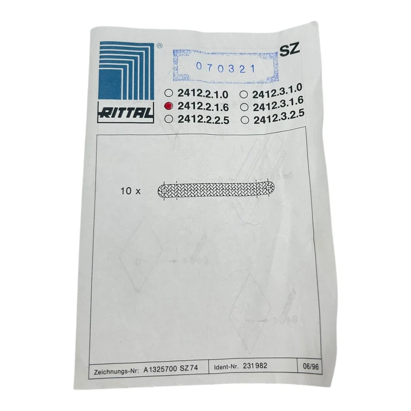 Rittal Flachband Erder 200mm SZ2412.2.1.6 VE:10stk Flachband Erder von Rittal