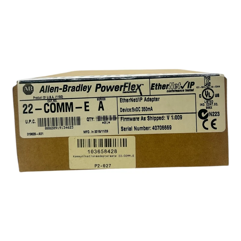 Allen Bradley Ethernet Adapter Kommunikationsadapter 22-COMM-EA Industrie