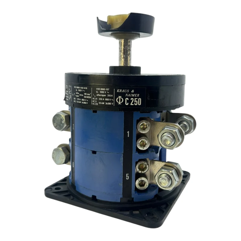 Kraus & Naimer Hauptschalter Nockenschalter C250 VDE0660-1/BS5419 für Industrie