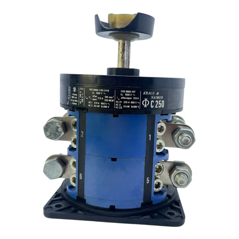 Kraus & Naimer Hauptschalter Nockenschalter C250 VDE0660-1/BS5419 für Industrie