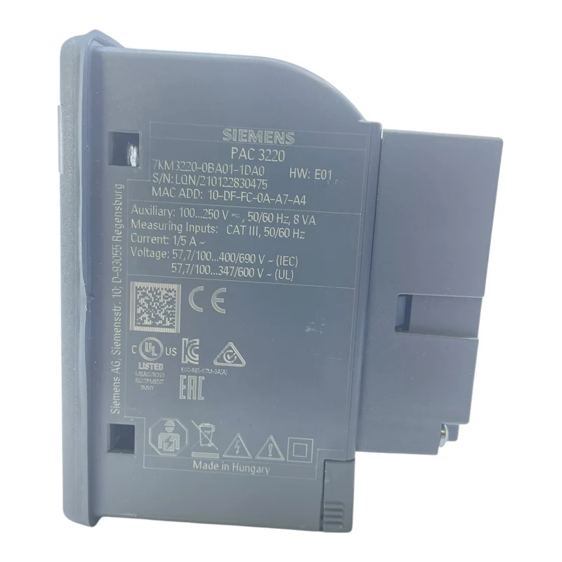 Siemens Sentron PAC3220 Leistungsüberwachungsgerät 7KM3220-0BA01-1DA0 Siemens