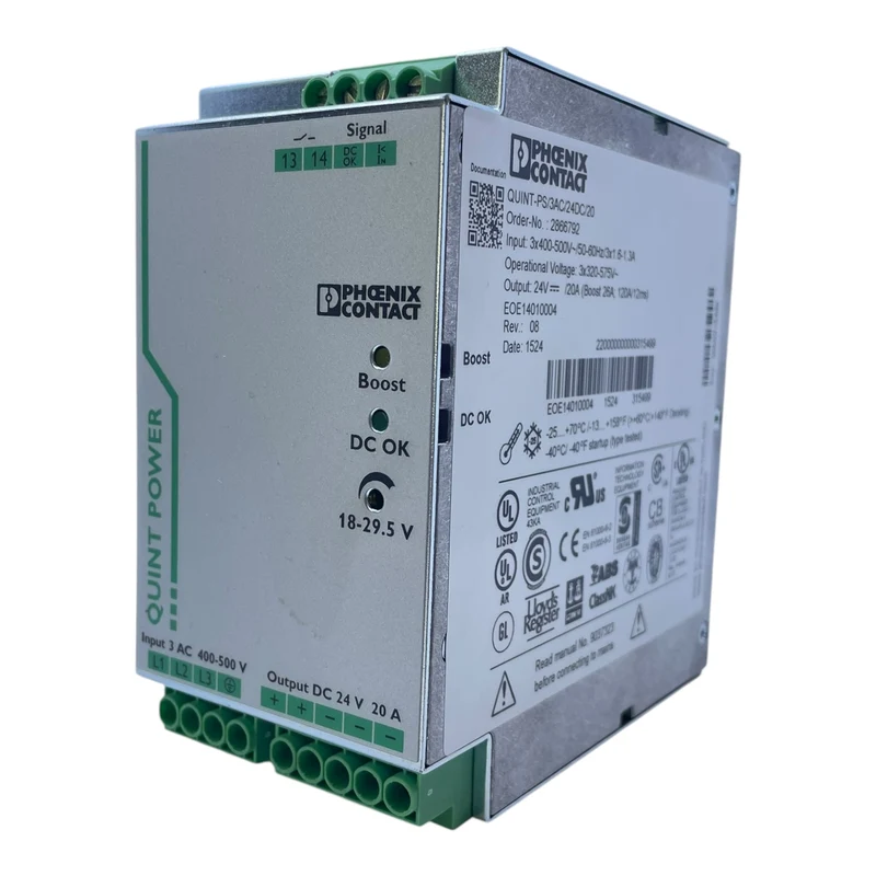 Phoenix Contact Stromversorgung QUINT-PS/3AC/24DC/20 2866792 für die Industrie
