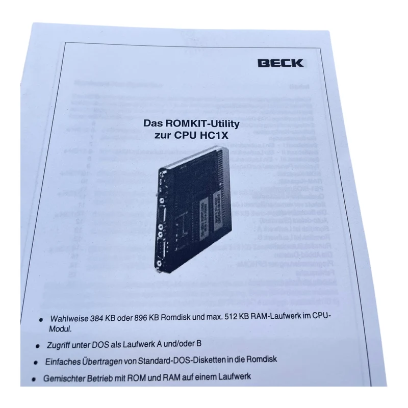 Beck Digitalmodul PS1HC16 Digitalmodul von Beck für die Industrie geeignet