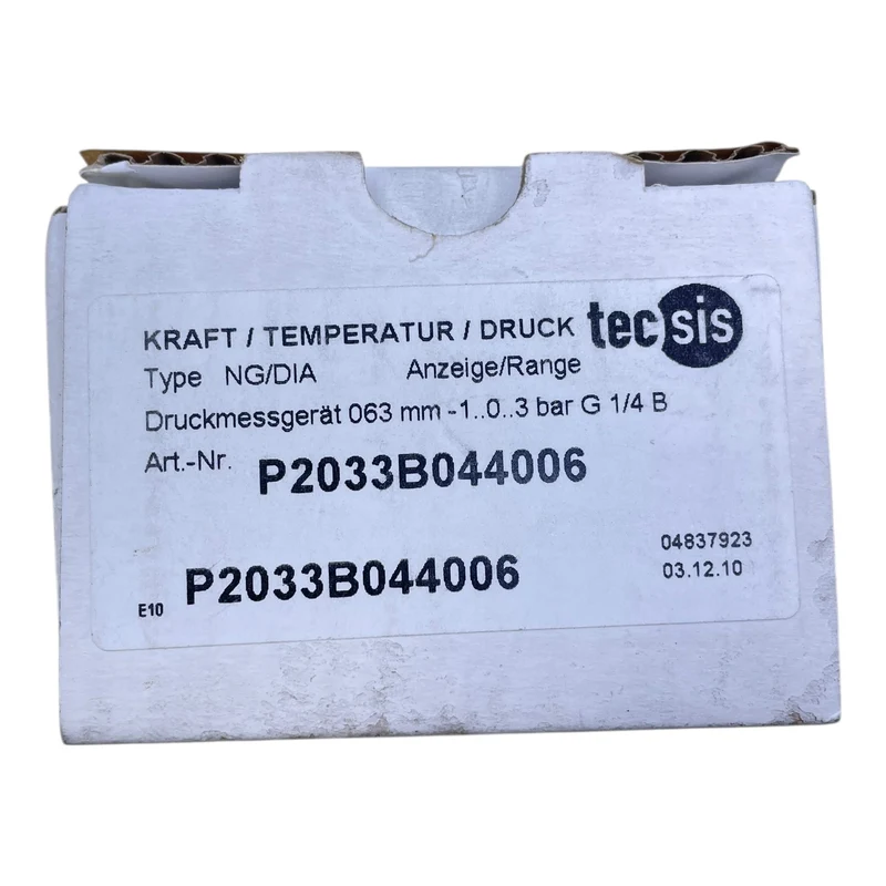 Tecsis Manometer -1-3bar P2033B044006 Manometer von Tecsis für die Industrie