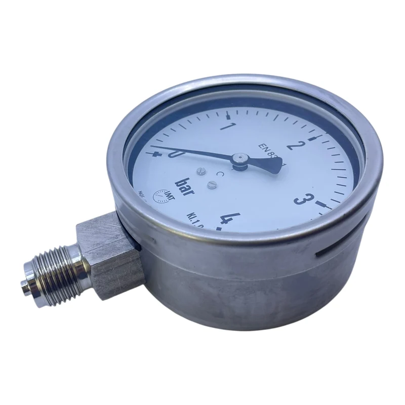 IMT Manometer 4 bar radial Edelstahl Kl. 1.0 Druckanzeige Made in Germany